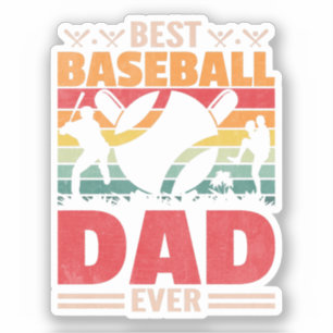 Bester Baseball-Vater je Aufkleber