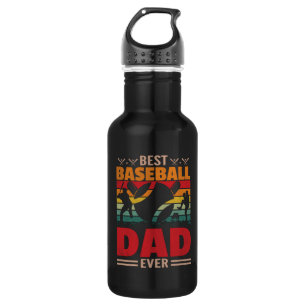 Bester Baseball-Vater je Edelstahlflasche