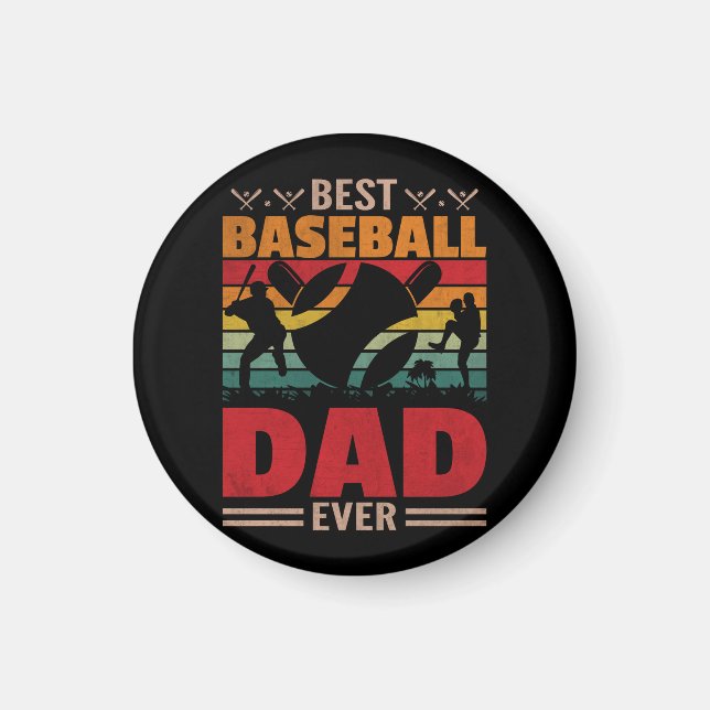 Bester Baseball-Vater je Magnet (Vorne)