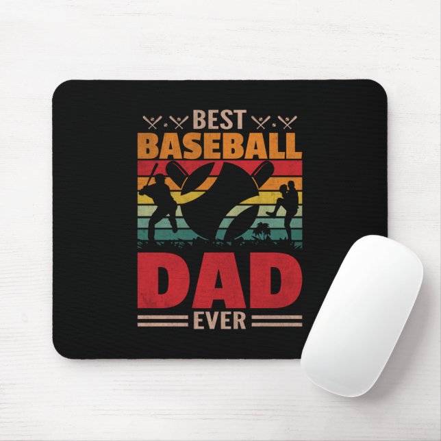 Bester Baseball-Vater je Mousepad (Mit Mouse)