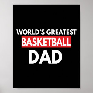 Bester Basketball-Vater der Welt Poster
