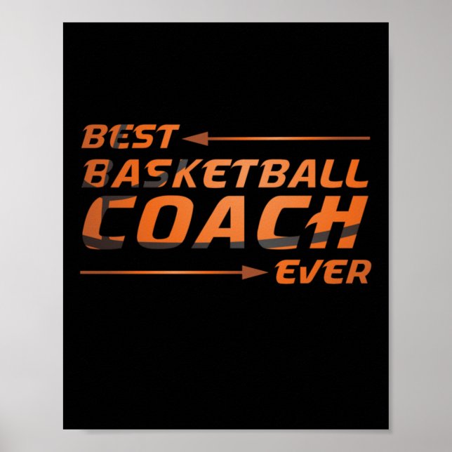 Bester Basketballtrainer je Poster (Vorne)