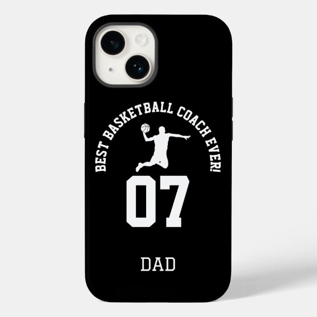 Bester Basketballtrainer je | Sportteam Jersey Case-Mate iPhone 14 Hülle (Rückseite)