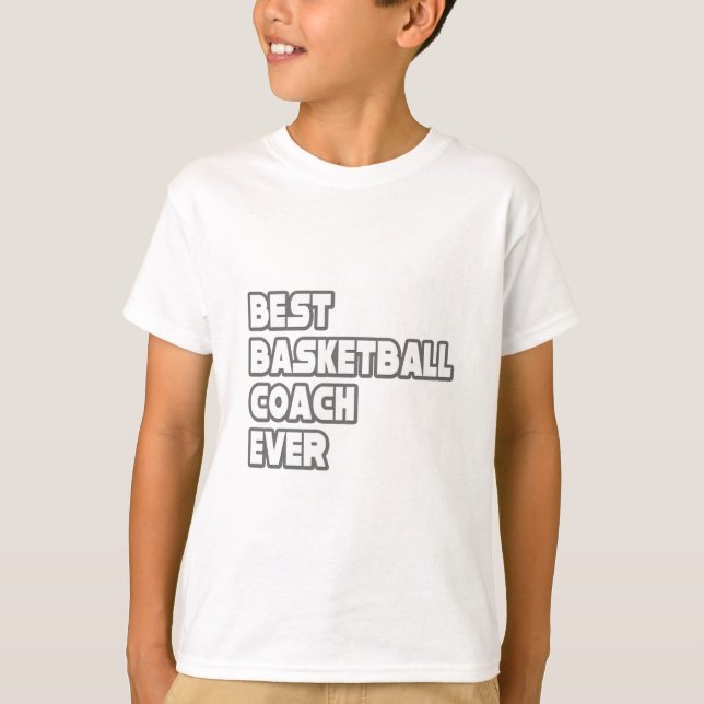 Bester Basketballtrainer je T-Shirt (Vorderseite)