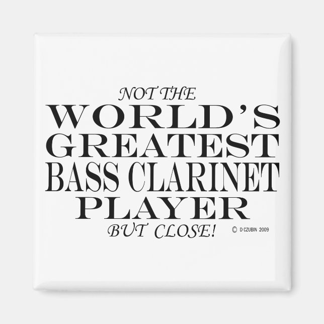Bester Bass Clarinet Player Nah Magnet (Vorne)