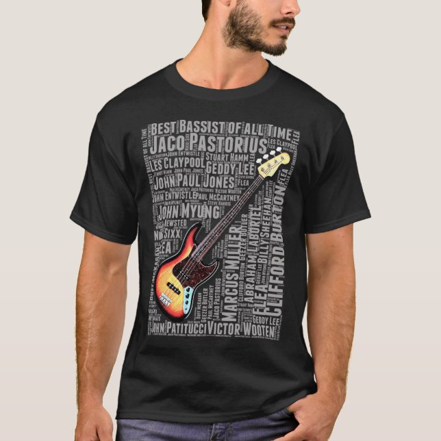 BESTER BASS-SPIELER VON BEISPIELLOSEM T-Shirt (Vorderseite)