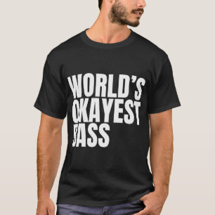 Bester Bassist der Welt - Weiß T-Shirt