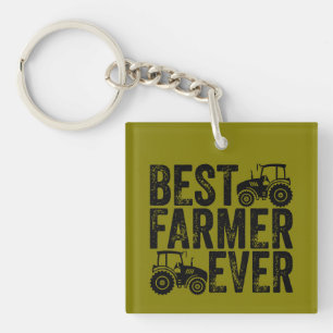Bester Bauer je - Landwirtschaftliche Liebhaber Schlüsselanhänger