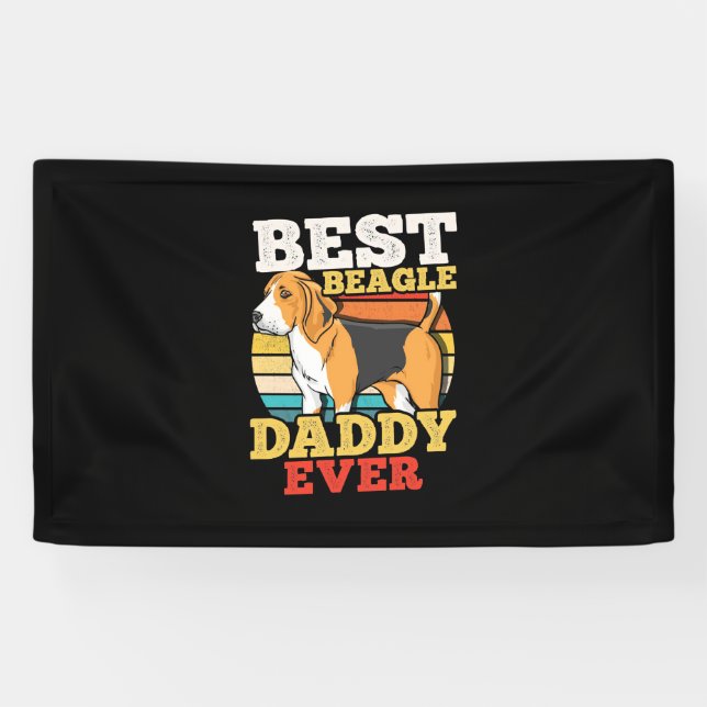 Bester Beagle Dog Daddy je Banner (Horizontal)