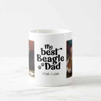 Bester Beagle Vater 2 Foto-Vorlage Kaffeemaschine Kaffeetasse