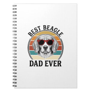 Bester Beagle-Vater Aller Zeiten Vintage Beagle-Sh Notizblock