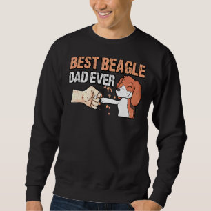 Bester Beagle Vater Daddy Dog Eigentümer Vater Sweatshirt