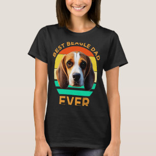 Bester Beagle Vater je Niedlicher Beagle Hund T-Shirt