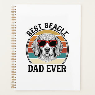 Bester Beagle-Vater überhaupt Vintage Beagle-Shirt Planer
