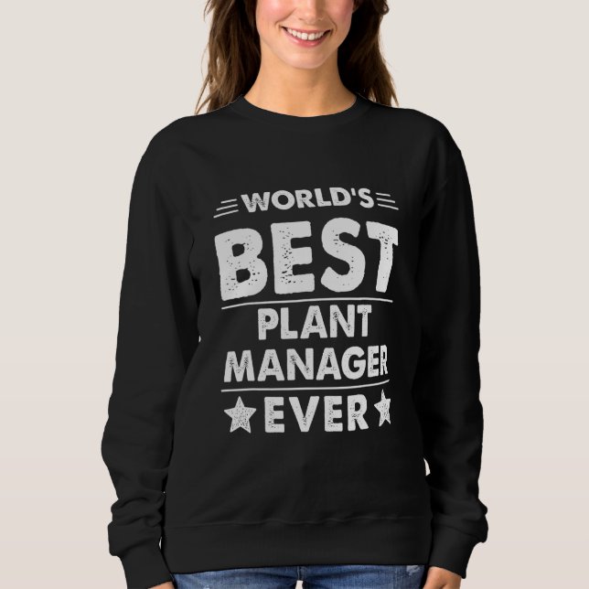 Bester Betriebsleiter der Welt Sweatshirt (Vorderseite)