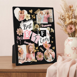 Bester BFF Aller Zeiten Lustiges Scrapbook Freunde Fotoplatte