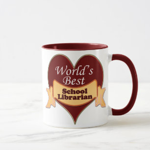Bester Bibliothekar der Welt Schul Tasse