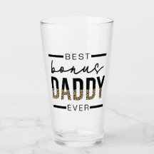 Bester Bonus Daddy je Leopard-Typografie