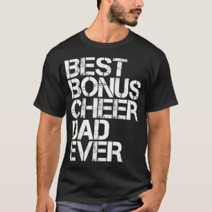 Bester Bonus-Jubel-Vater Aller Zeiten Cheerleading T-Shirt