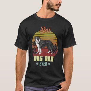 Bester Border Collie-Vater überhaupt Daddy-Geschen T-Shirt