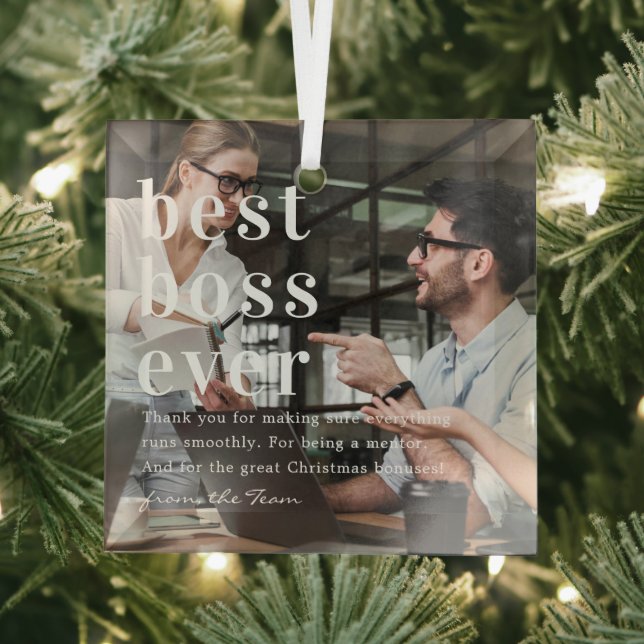 Bester Boss je | Angebot und Foto Ornament Aus Glas (Insitu)