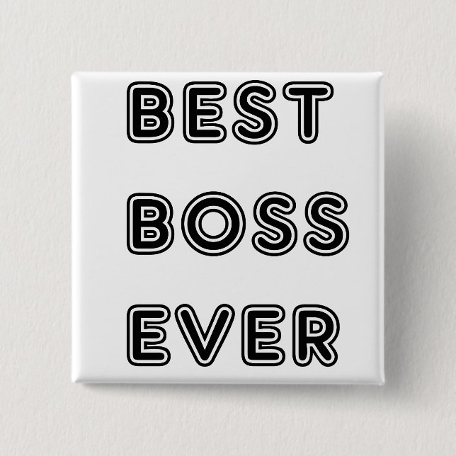 Bester Boss je Button (Vorderseite)
