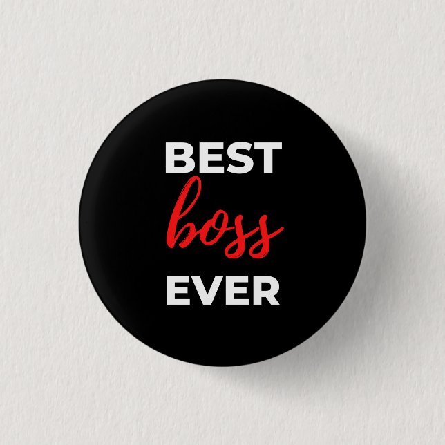 Bester Boss je Button (Vorderseite)