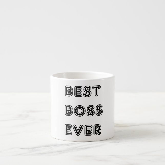 Bester Boss je Espressotasse (Vorderseite)