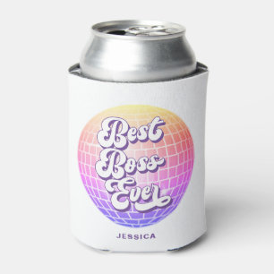 Bester Boss je Farbenfrohe Diskothek INDIVIDUE Dosenkühler