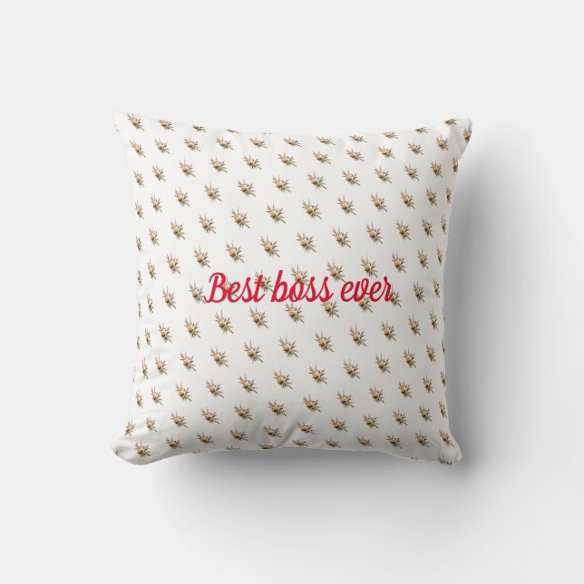 Bester Boss je Kissen (Vorderseite)