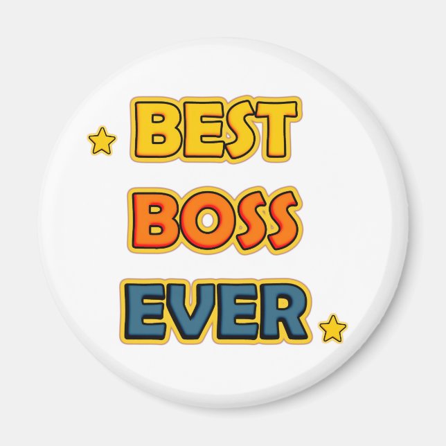 Bester Boss je Magnet (Vorne)