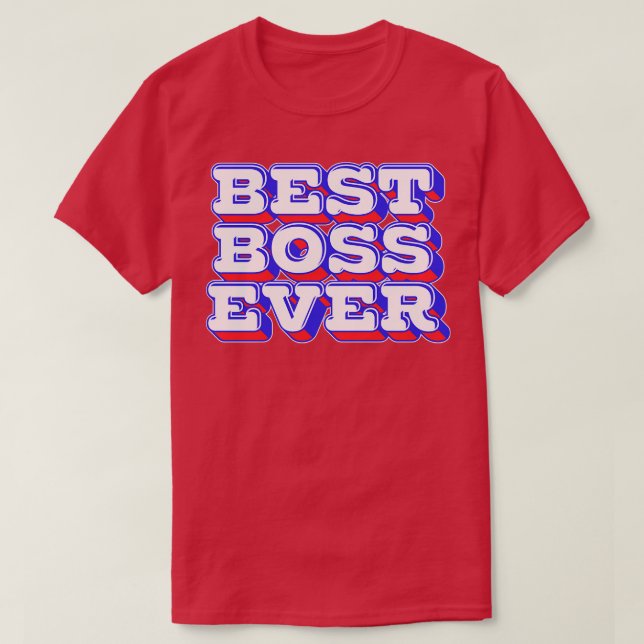 Bester Boss je T-Shirt (Design vorne)