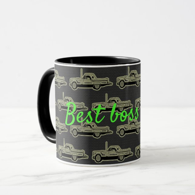 Bester Boss je Tasse (Vorderseite Links)