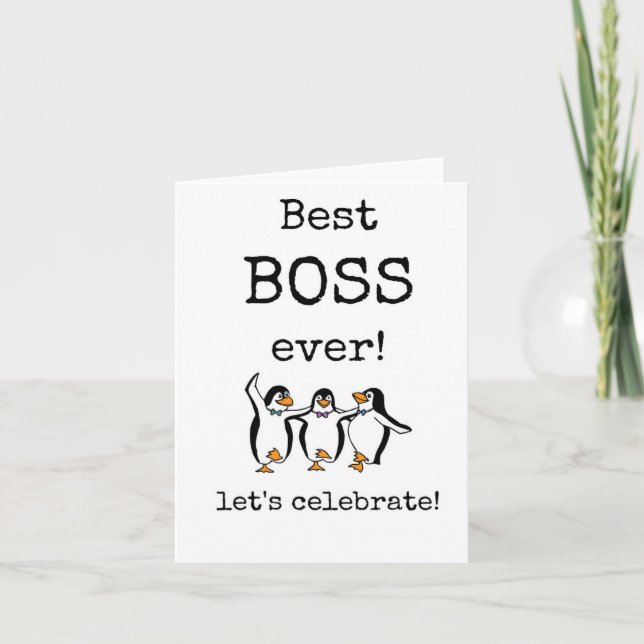 Bester Boss je, Wertungskarte, Niedlich Karte (Vorderseite)