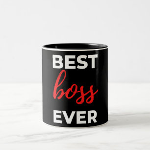 Bester Boss je Zweifarbige Tasse