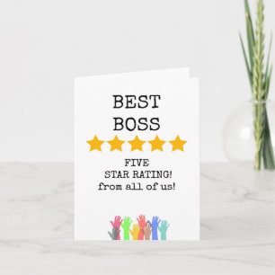 Bester Boss, Wertungskarte Karte