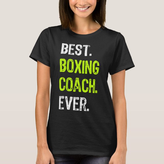 Bester Boxcoach überhaupt  T-Shirt (Vorderseite)