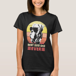 Bester Boxer-Hund-Vater je Sonnenbrille und Kopfhö T-Shirt