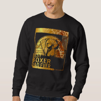 Bester Boxer Vater Ever Dog Papa für Männer Dog Va Sweatshirt