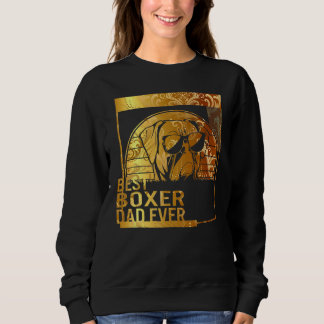 Bester Boxer Vater Ever Dog Papa für Männer Dog Va Sweatshirt