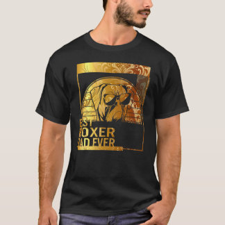 Bester Boxer Vater Ever Dog Papa für Männer Dog Va T-Shirt