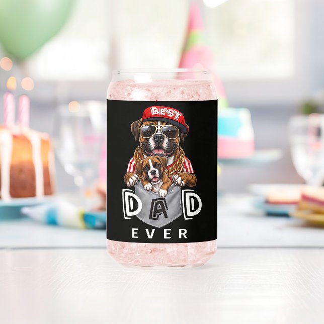 Bester Boxer-Vater überhaupt Dosenglas (Insitu (Geburtstag))