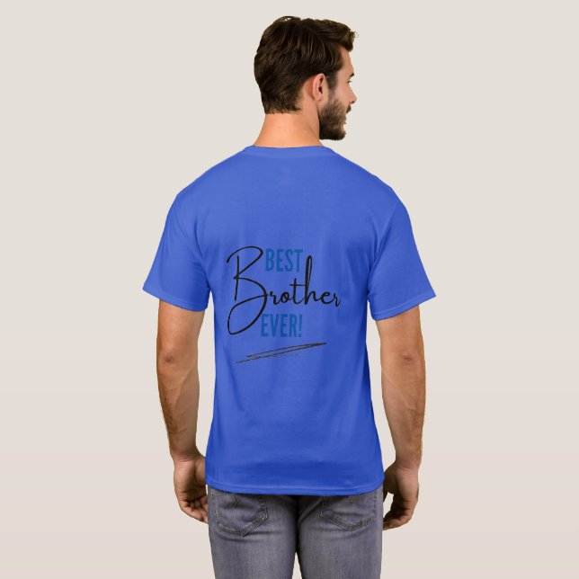 Bester Bruder Aller Zeiten Außerirdischer Basisshi T-Shirt (Schwarz voll)
