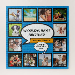 Bester Bruder der Welt 12 Foto-Comic-Book-Spaß Bla