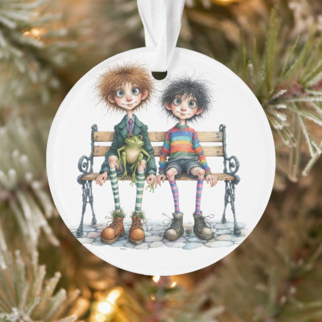 Bester Bruder. Freunde . Relativ Ornament (Baum)