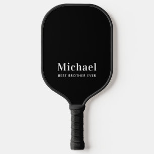 Bester Bruder je Monogram Black Pickleball Schläger