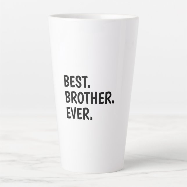 Bester Bruder je Shirt, Geschwister Milchtasse (Vorderseite)