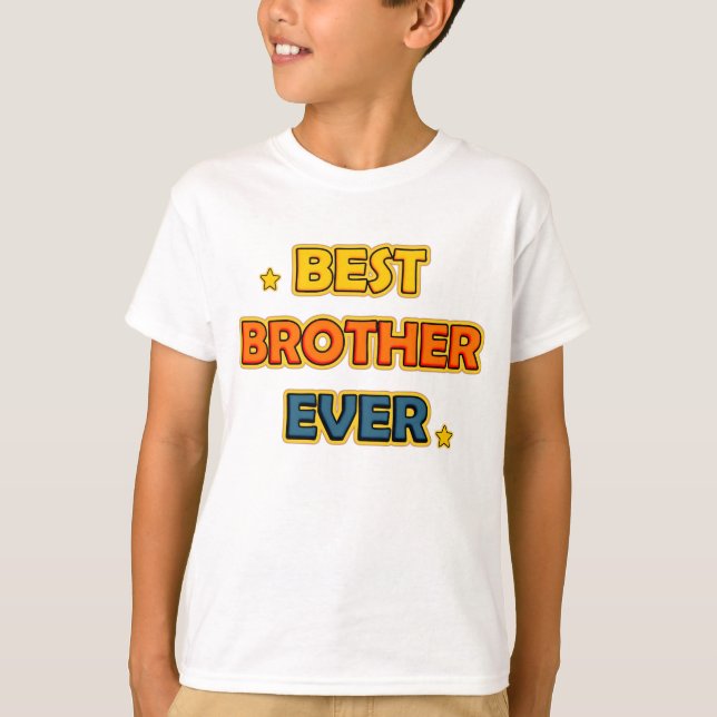 Bester Bruder je T-Shirt (Vorderseite)