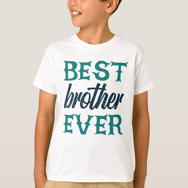 Bester Bruder je T-Shirt (Vorderseite)