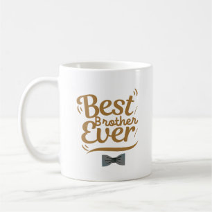 Bester Bruder je Tasse, Geschenk für Geschwister Kaffeetasse